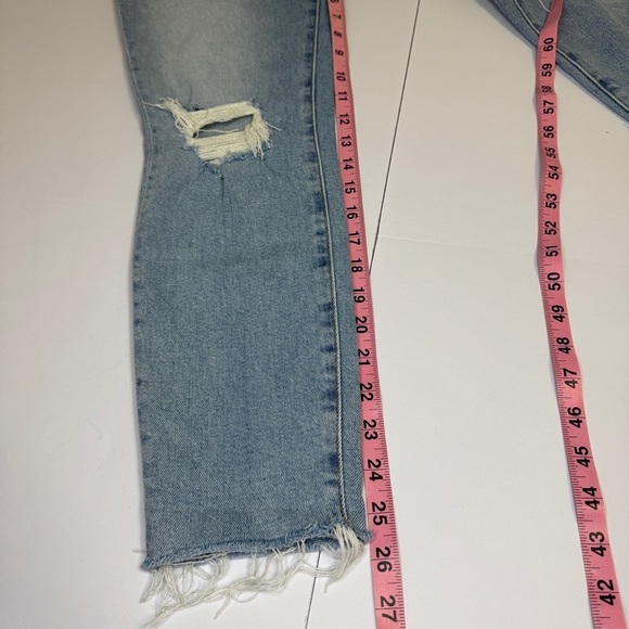 J.Crew 10” High-Rise Skinny Jeans Distressed Raw Hem | Size 27 - Picture 11 of 15